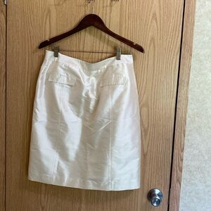 Lands’ End silk pencil skirt